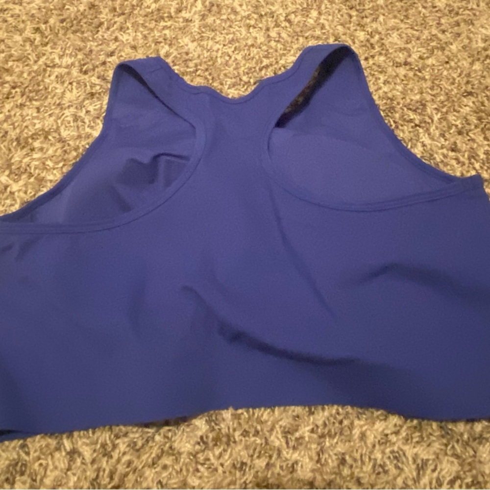 Blue Sports Bra - Picture 3 of 4
